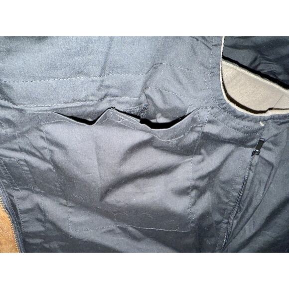 KAKADU Traders Australia Brown Concealed Carry Canvas Vest Leather Trim‎ S EUC - Picture 10 of 15